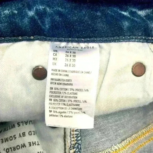 American Eagle outfitters blue 👖 jeans - Picture 3 of 7